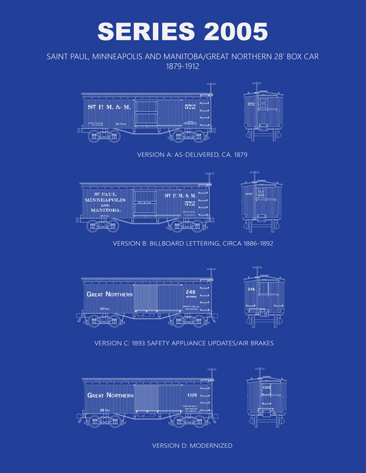 Saint Paul, Minneapolis & Manitoba/Great Northern 28' Boxcar