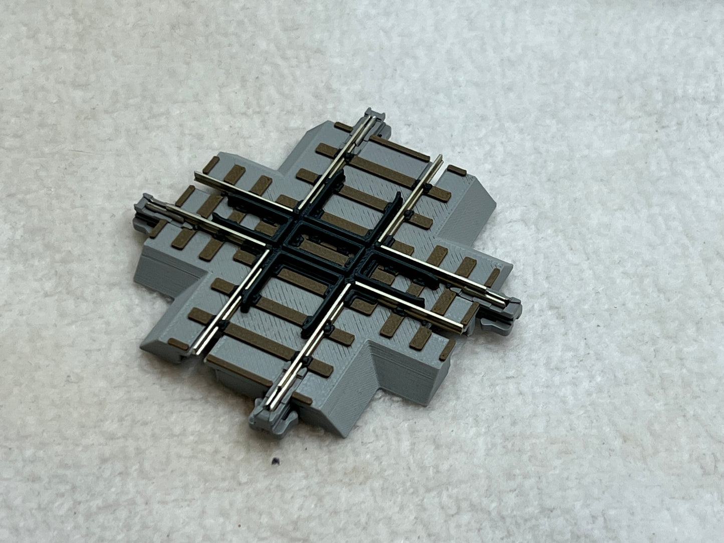 90 Degree crossing HO Crossing HOn30