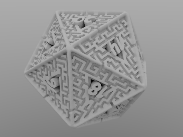 20 Sided Maze Die