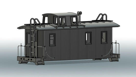 SJP-KT05 24ft Wood Caboose