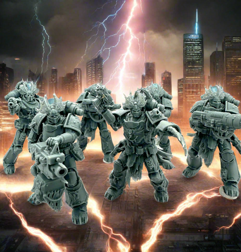 3D Printed Terror Soldiers by 3DArtGuy Miniatures