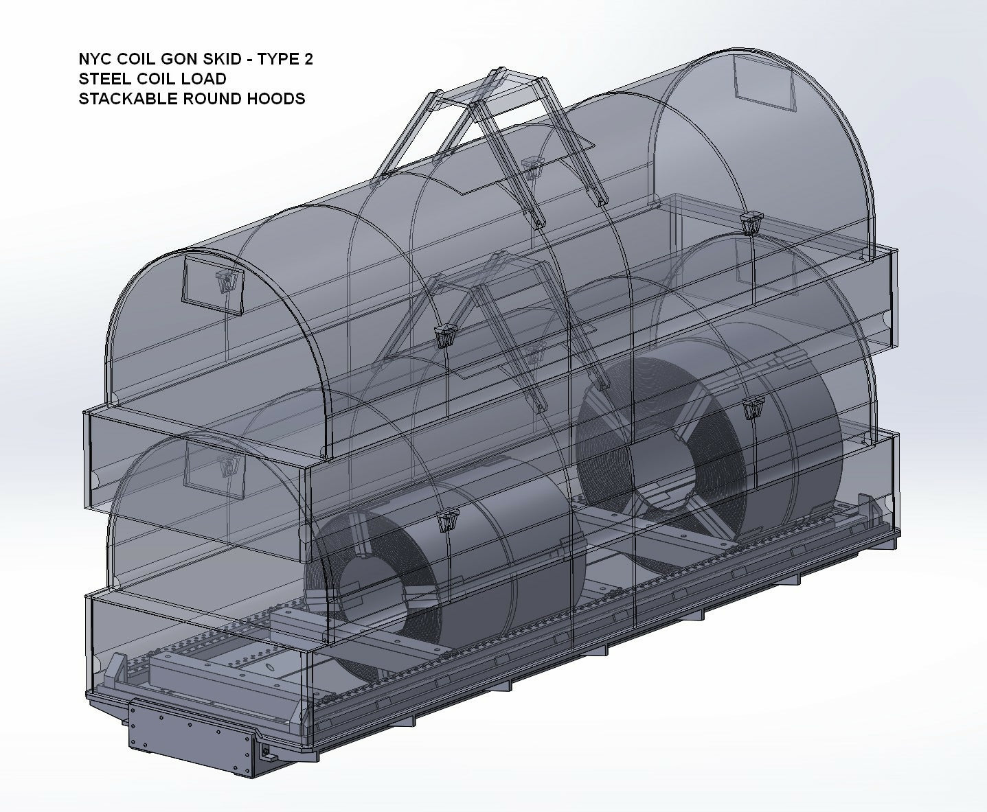 Steel Coil 30" wide X 54" Diameter HO Scale