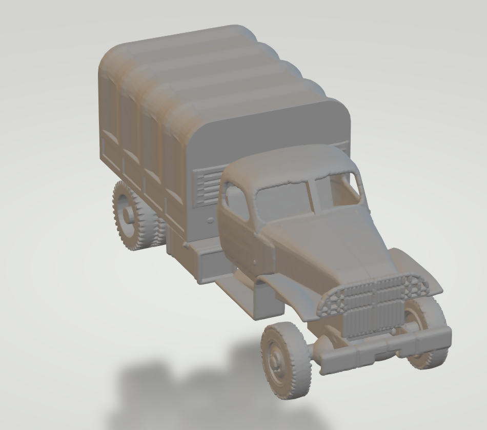 87 Scale Chevy G7100 4x4 Truck Covered