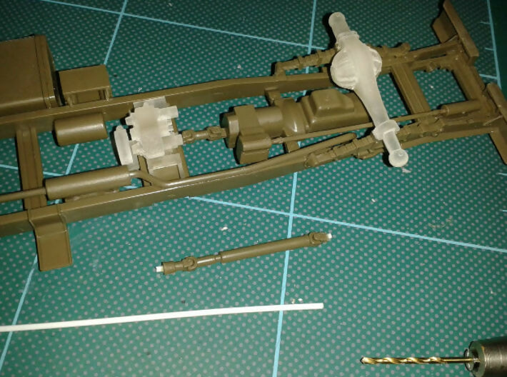 CCKW banjo axles for Tamiya truck 35218