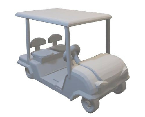 HO Scale Golf Cart