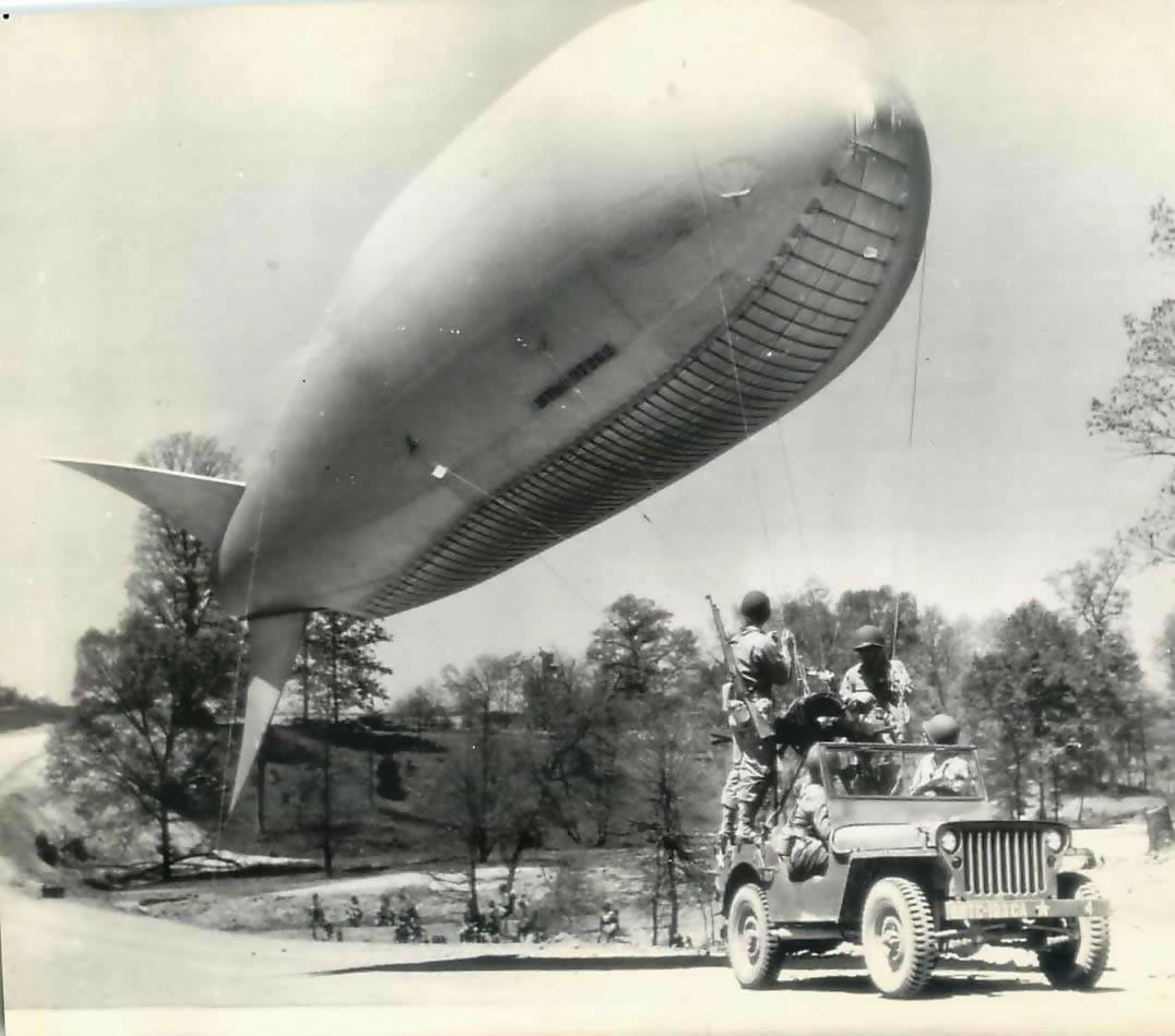 D Day balloon plus jeep