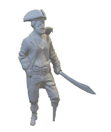 O Scale Pirate Captain