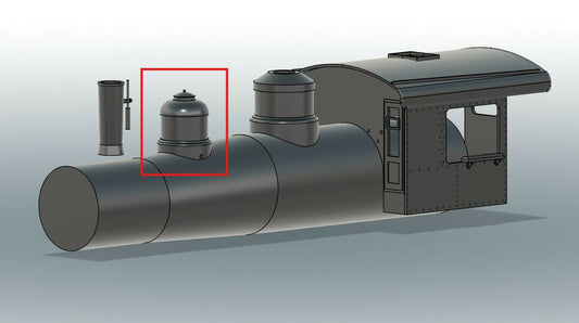 SJP-Ax08 4-6-0 Direct Replacement Sand Dome