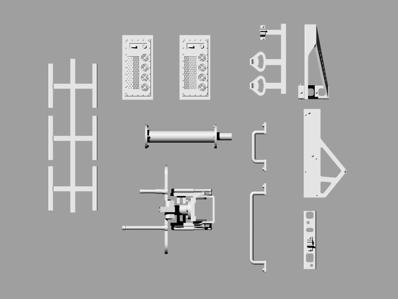 M1245 SOCOM M-ATV – conversion set “miscellanea” – 3Dp Train