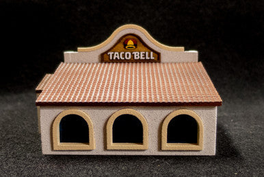 28mm (O Gauge) Taco Restaurant (MDF) - 28MMDF163