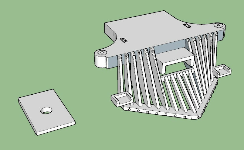 Cowcatcher horizontal stave Bob 1