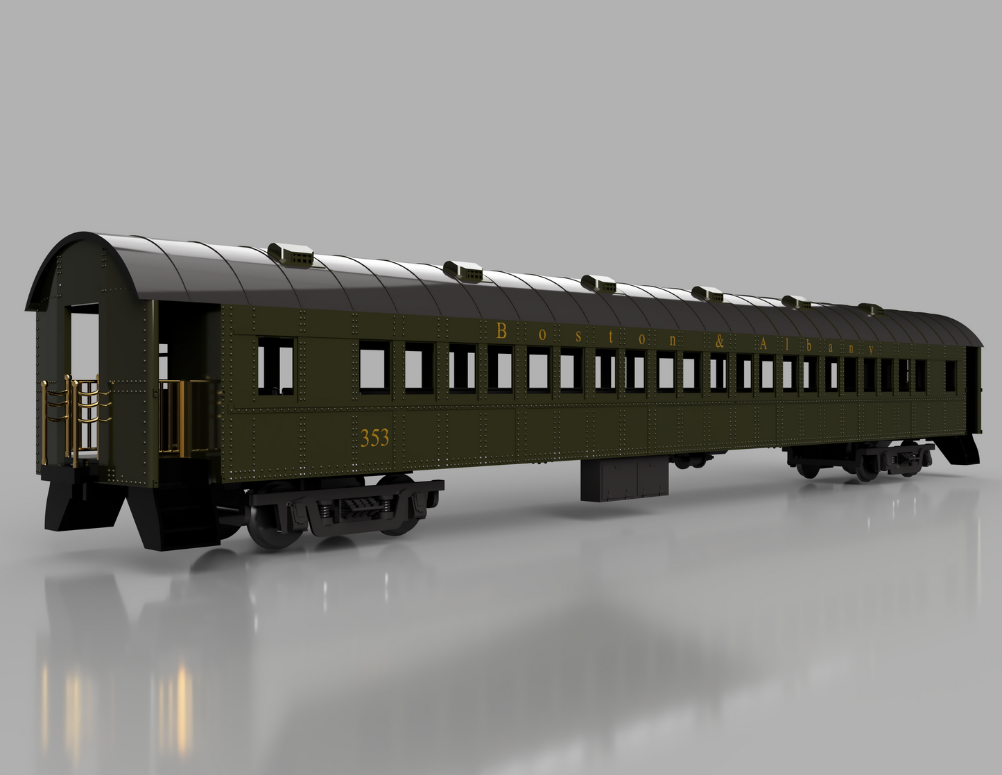 LLW-033 N SCALE OSGOOD BRADLEY SUBURBAN COACH