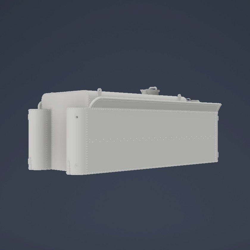 Blackstone Models C-19 2-8-0 Oil Tender Shell