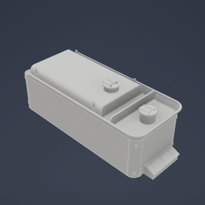 Blackstone Models C-19 2-8-0 Oil Tender Shell