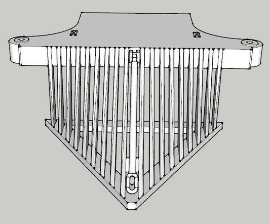 Cowcatcher vertical stave 2