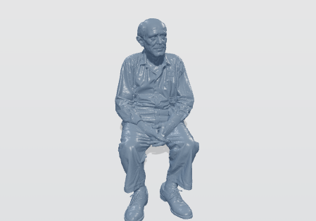 Older man seated