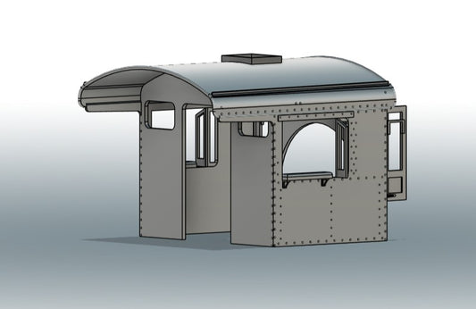 SJP.Cb07 Southern Pacific narrow gauge 4-6-0 cab 