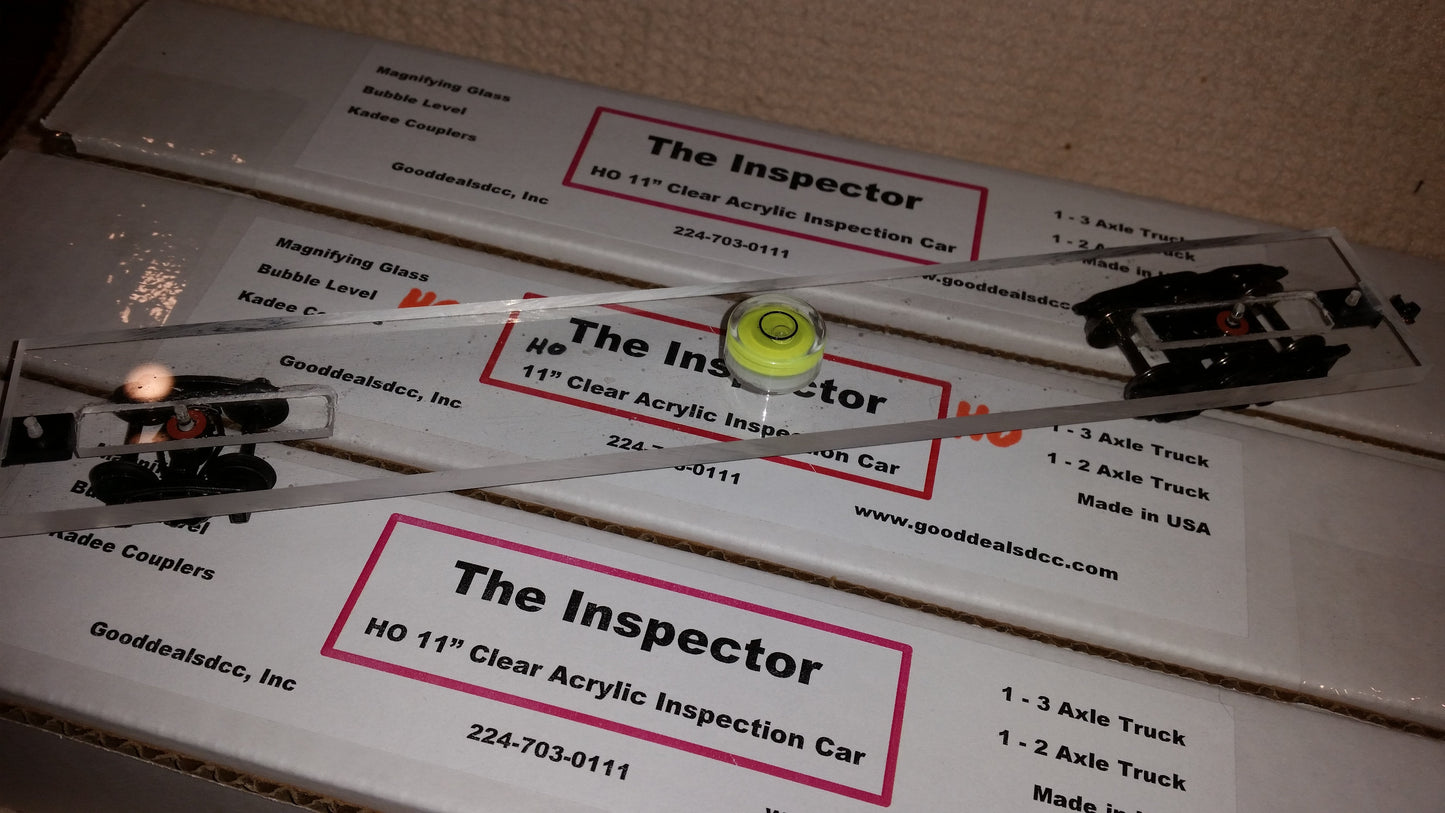 aic-1 HO Scale Acrylic Inspection Car
