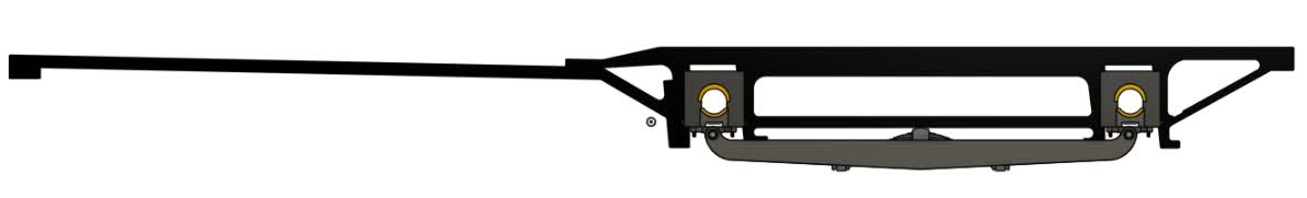 Baldwin 8-18C series 4-4-0 Mainframe Section