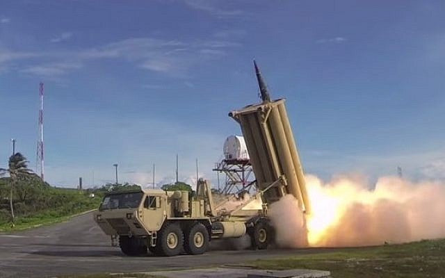 THAAD missile interception system in 1:700, 1:600 or 1:500 scale