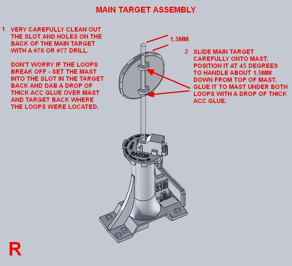 Racor 31B Switchstand with CN/GTW Target and Lamp HO