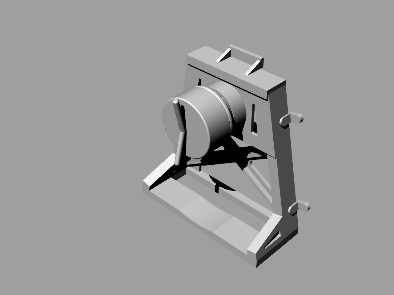 M1165 US Army GMV spare tire mount – 3Dp Train