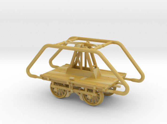 HOn30 Scale Sheffield No 5 Narrow Gauge Handcar A & No 32 Pushcar A Combo