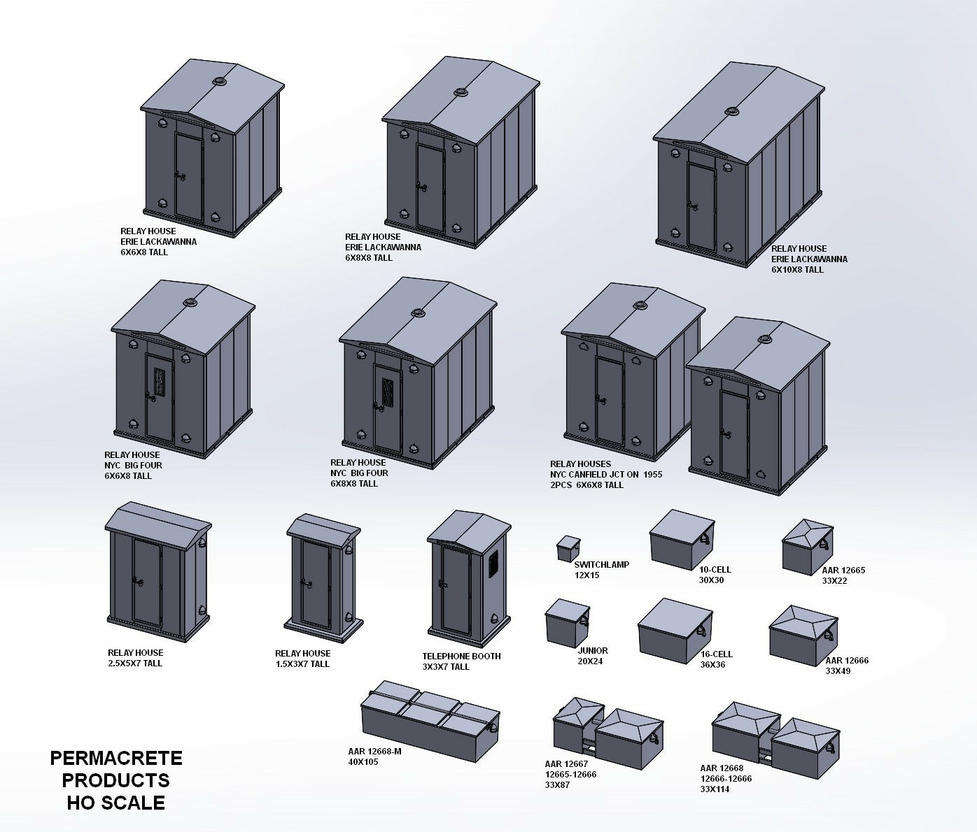12666 Train Inner Photo Battery Box 'AAR 12666' 33