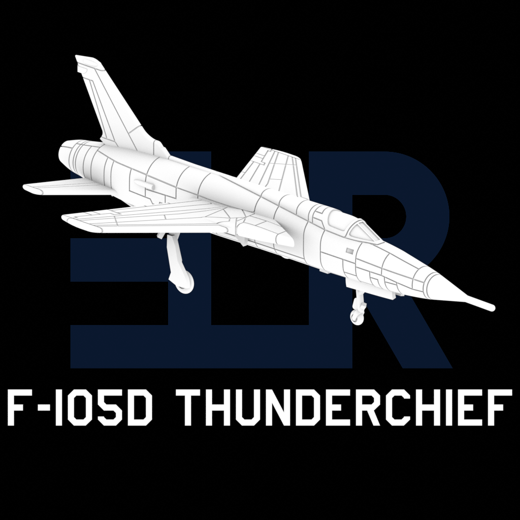 1:285 Scale F-105D Thunderchief