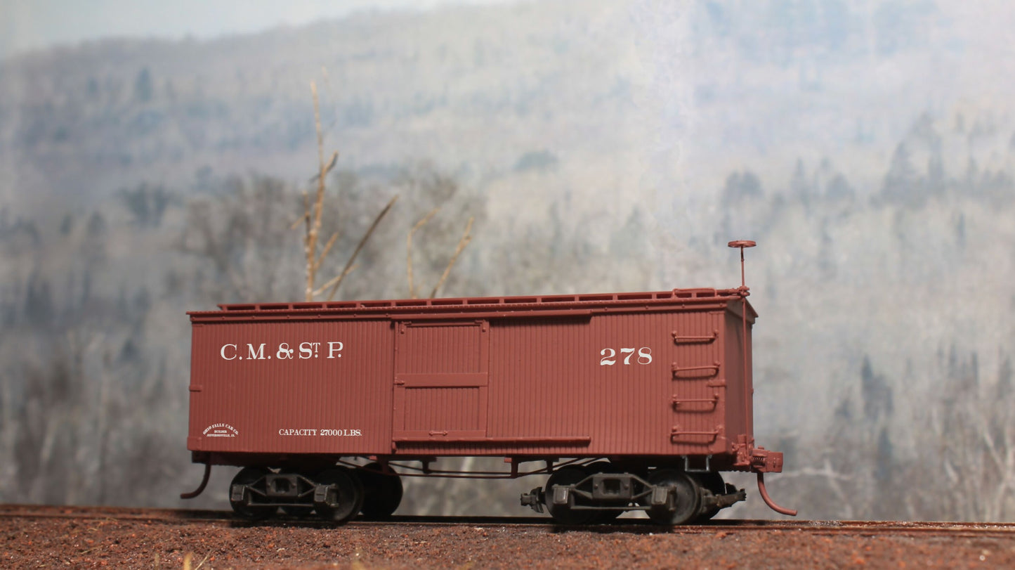 Chicago, Milwaukee & St. Paul Railway 28' Boxcar