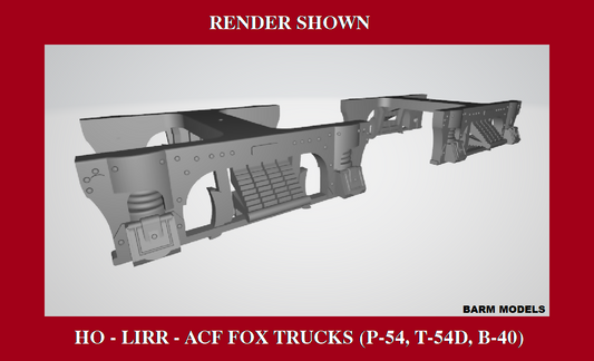 HO - LIRR ACF Pressed Steel Fox Trucks