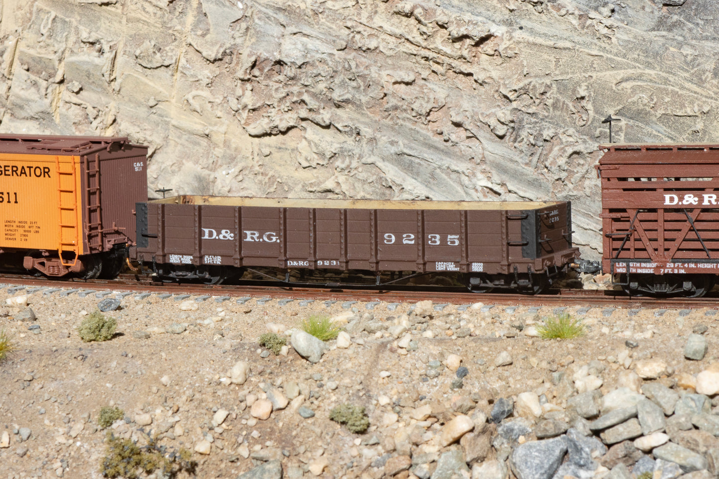 Denver & Rio Grande High-Side Gondola Decals 1903-1924 HOn3, Sn3, On3