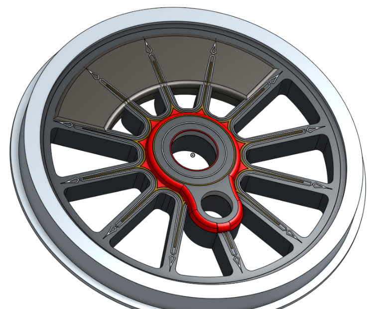 R Drive Wheel 42