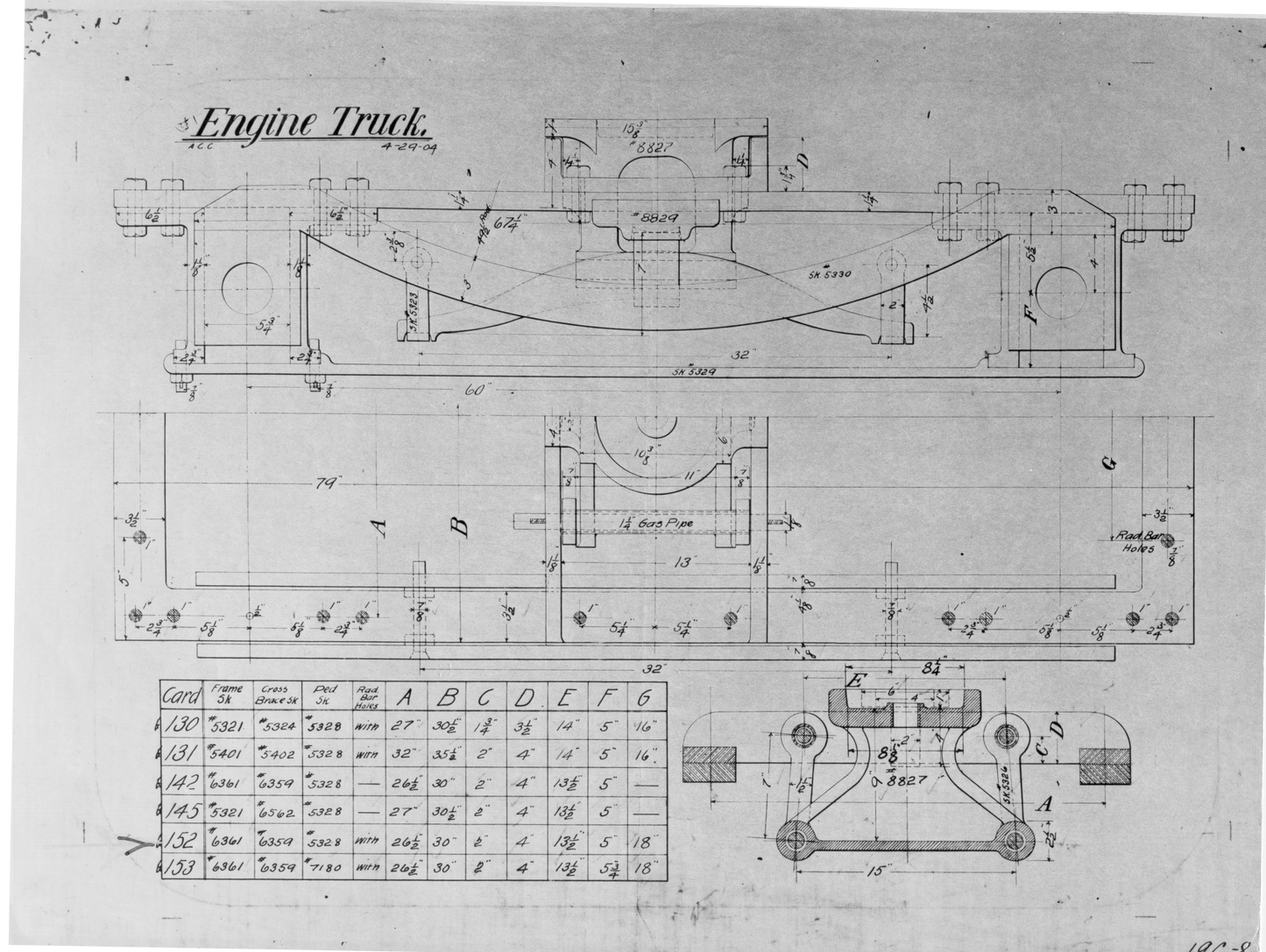 Baldwin 8-18C 4-4-0 Front Truck Assembly