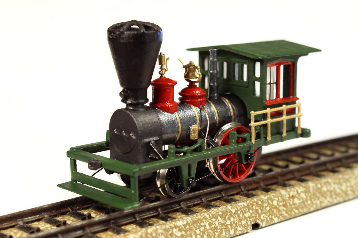 Rough and Ready, 2-2-0 Steam Locomotive, HO Scale