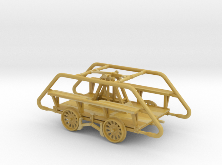 S Scale Sheffield No 2 Standard Gauge Handcar A & No 4 Pushcar A Combo