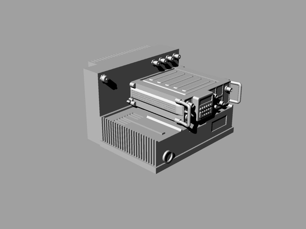 Harris AN/VRC-103 radio with power amplifier - 2 radios