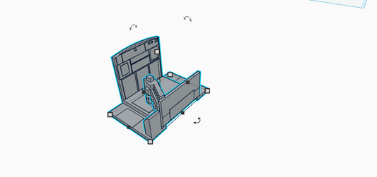 GP10 interior for S scale custom applications with out seats
