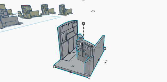 s scale flat floor gp10 cab interior