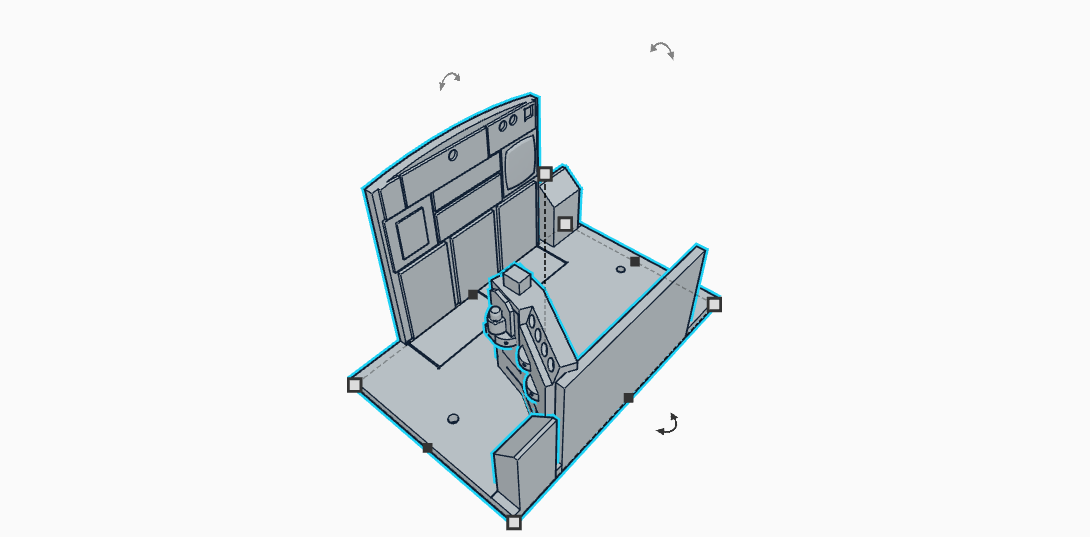 Flat floor interior for American Models S  scale gp35