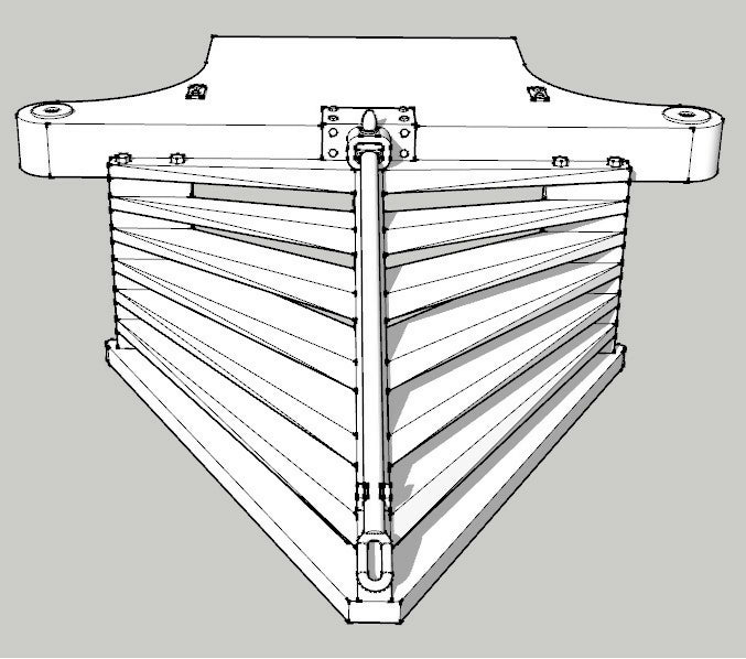 Cowcatcher horizontal stave