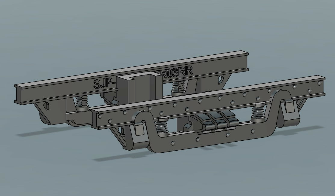 SJP-TK03Rx2 McKeen Rear Truck Side Frames for NWSL Stanton Drive