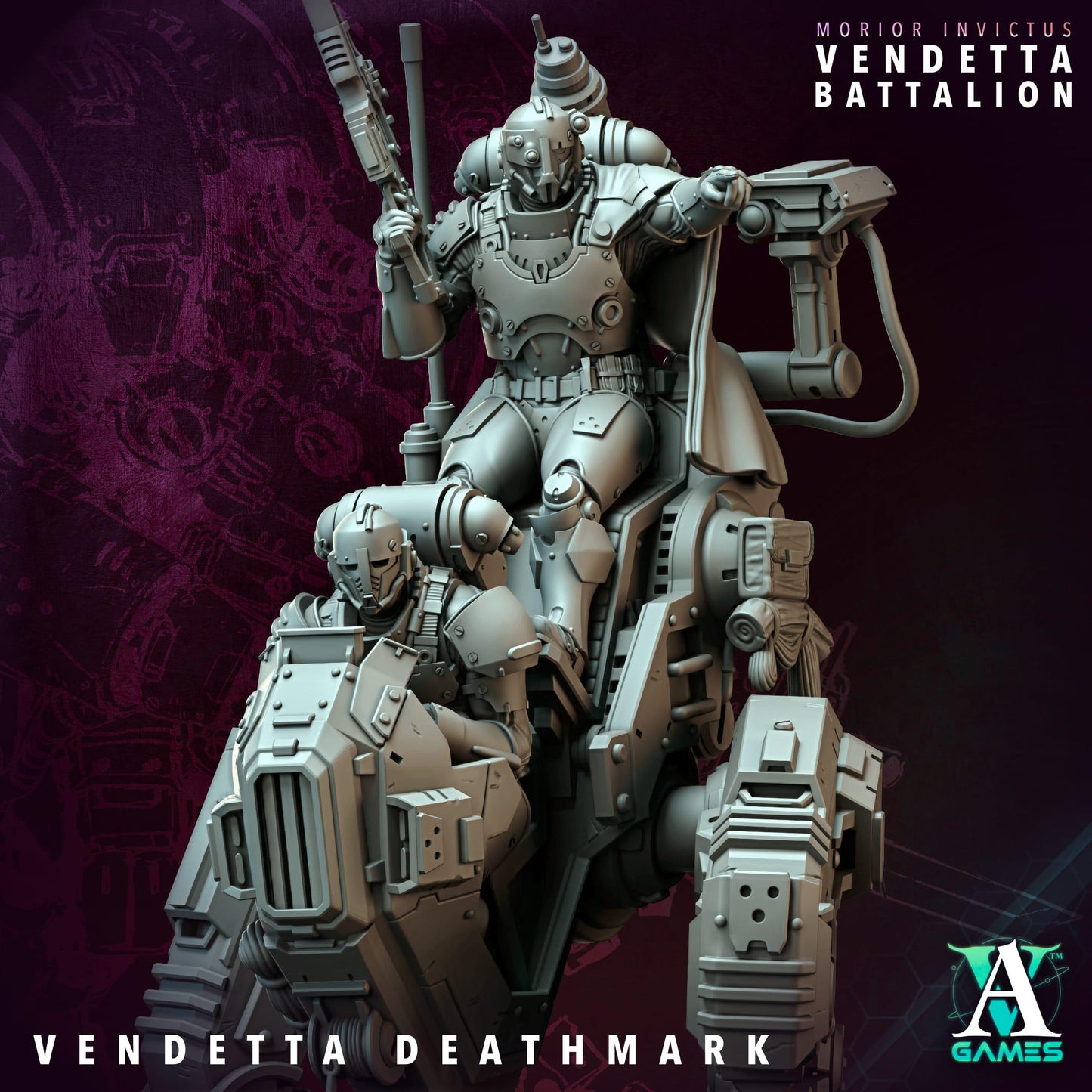 3D Printed Vendetta Walkers by Archvillain Games