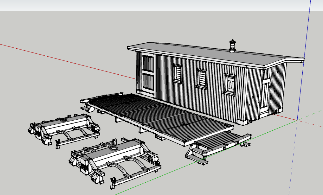 Virginia & Truckee Combine Caboose 5-6