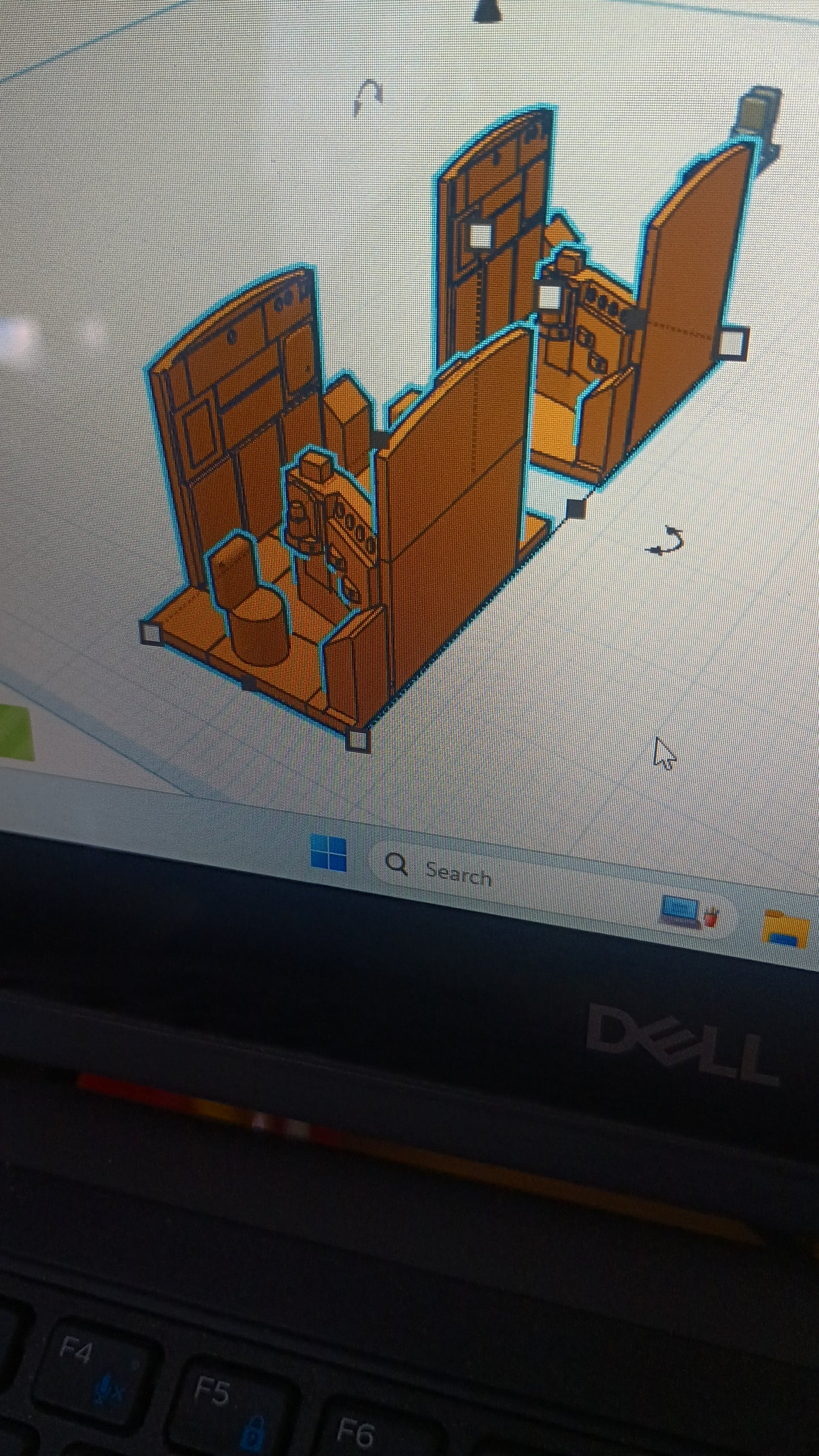 O scale High hood gp9 cab interior