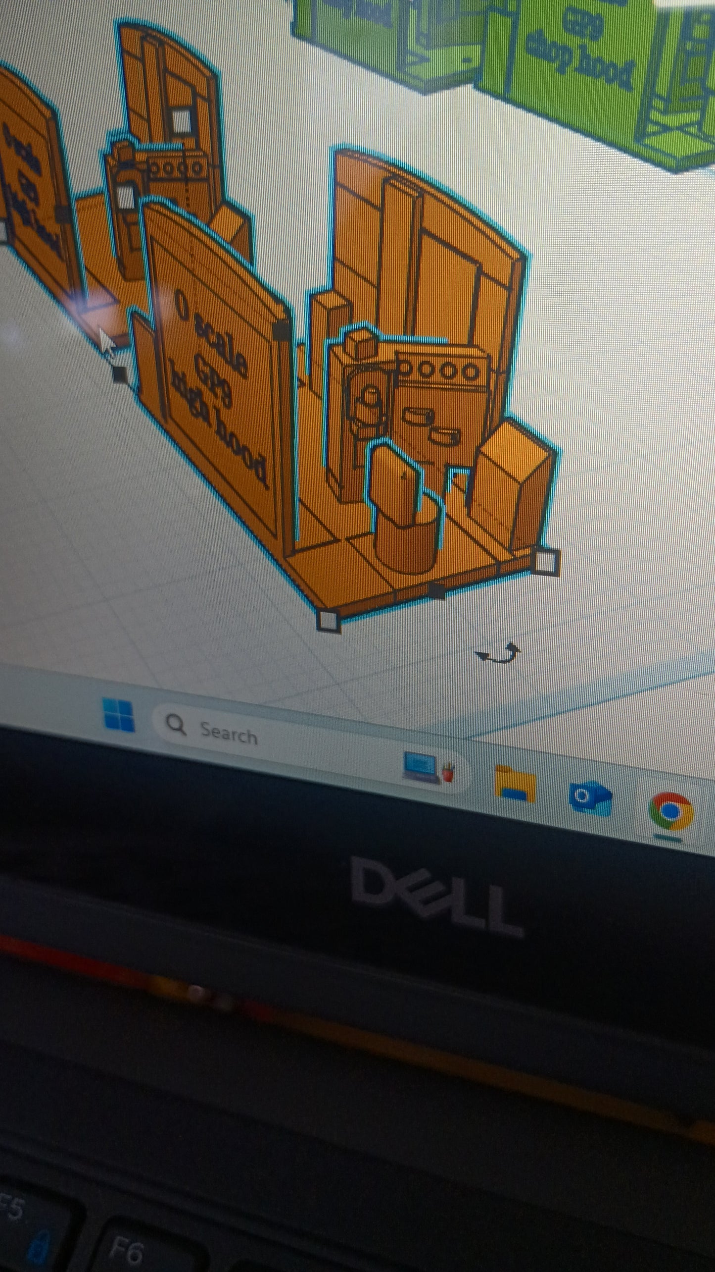 O scale High hood gp9 cab interior