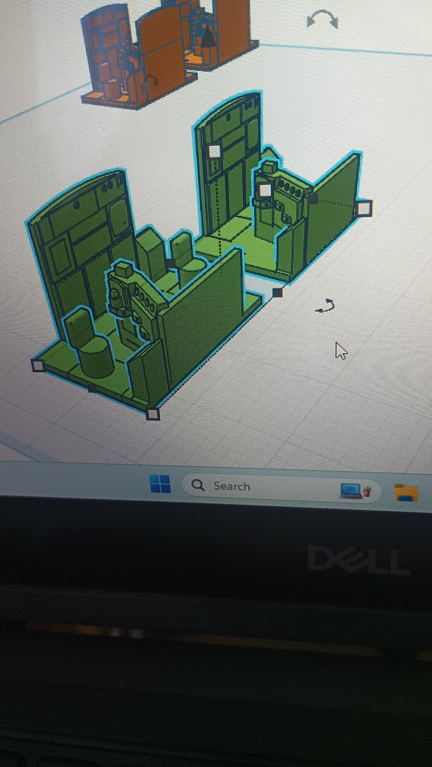 O scale low hood gp9 cab interior