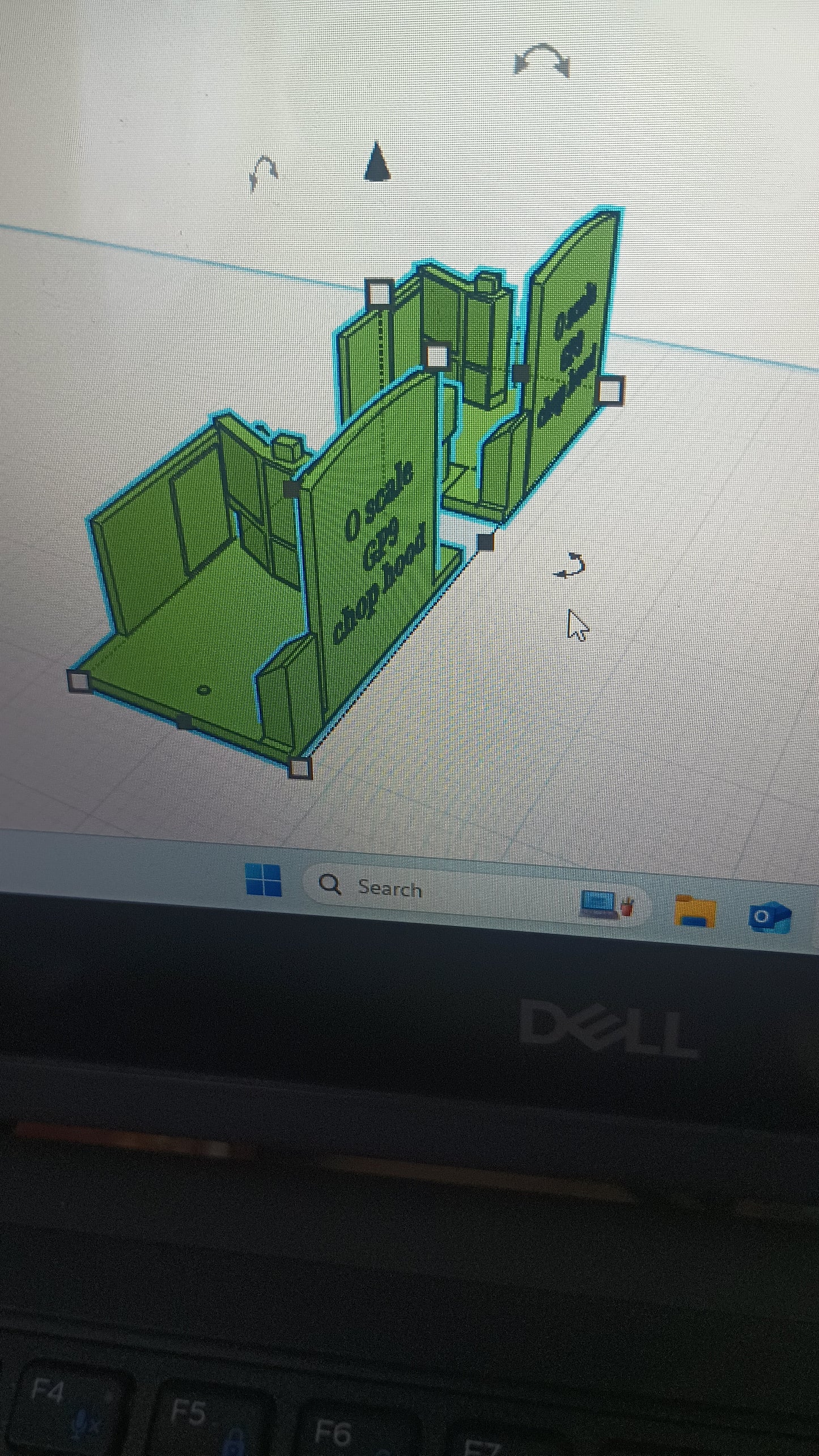O scale low hood gp9 cab interior