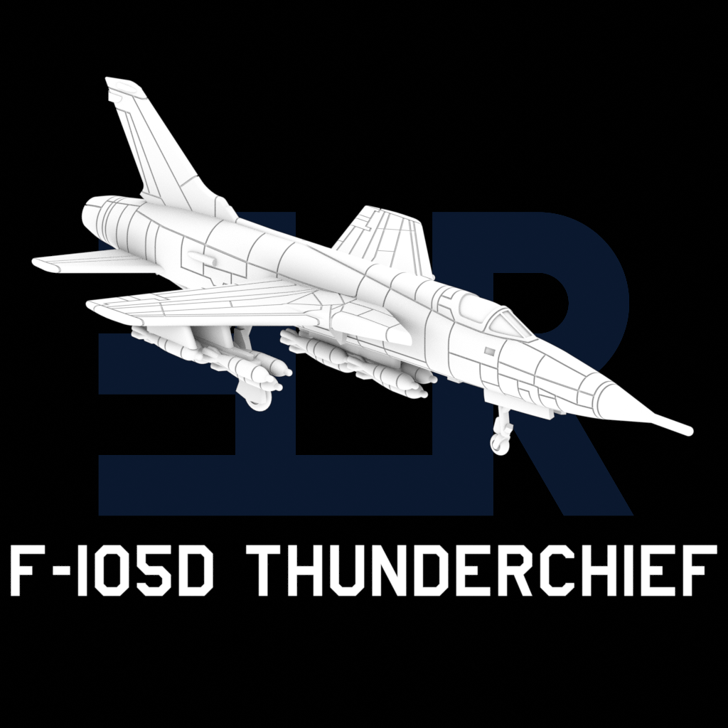 1:285 Scale F-105D Thunderchief