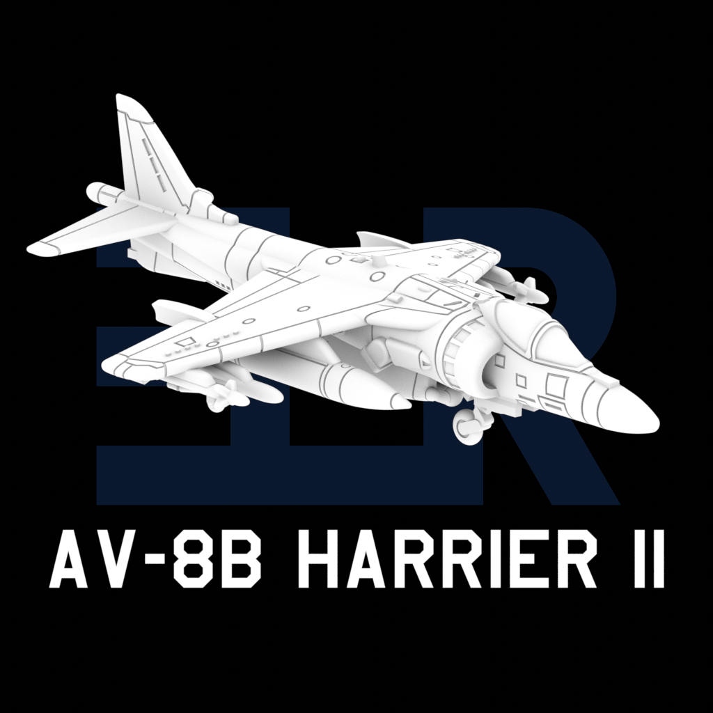 1:285 Scale AV-8B+ Harrier II